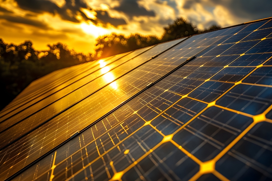 Fotowoltaika w Lublinie - nasłonecznienie i opłacalność Panele fotowoltaiczne w słoneczny dzień - instalacja w województwie lubelskim